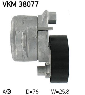 Galet tendeur de courroie d'accessoire SKF ref. VKM 38077